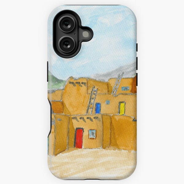 Southwestern Pueblo Water Color iPhone Tough Case