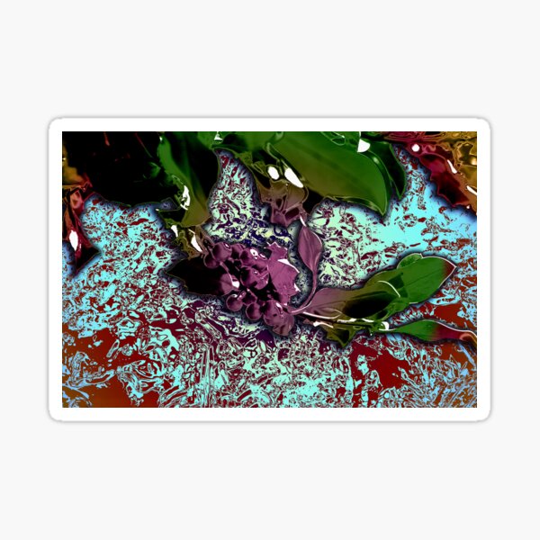 Vista previa del artículo con la obra «Abstract Background_Holly Branch», diseñado y vendido por mavicfe.