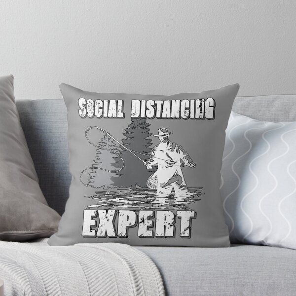 Item preview, Social Distancing Expert - Fly Fishing Design  designed and sold by Richard529.