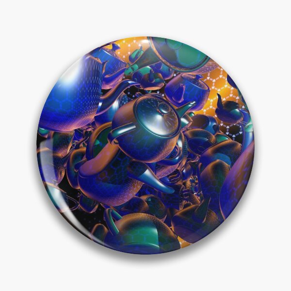 Item preview, Teapot Chaos Fractal Abstract designed and sold by BoundedChaos.