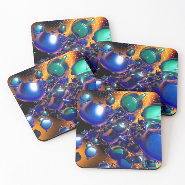 Item preview, Teapot Chaos Fractal Abstract designed and sold by BoundedChaos.