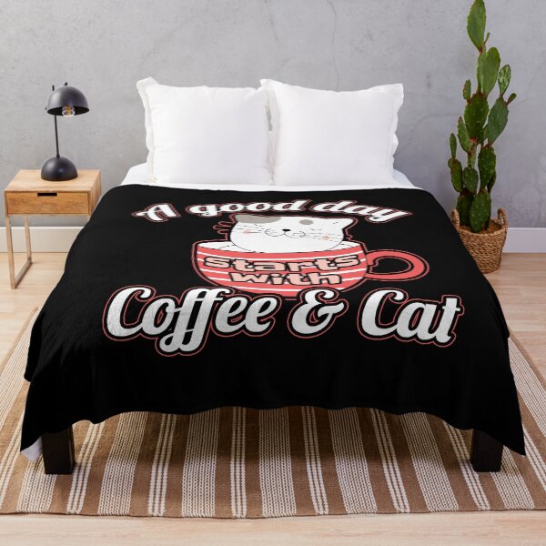 Item preview, Cat and Coffee Kitty Mom Cat Lady designed and sold by Hananiah Merch.