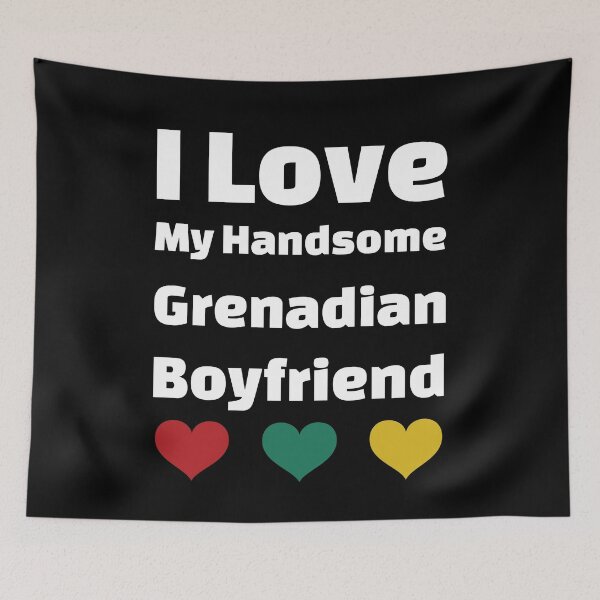 Item preview, I Love My Handsome Grenadian Boyfriend - Grenada Boyfriend designed and sold by DiceNLDesigns.