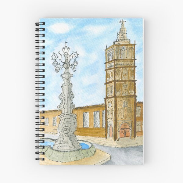 Item preview, Giraldi Tower & Lamp Post - Original Water Color designed and sold by BWBConcepts.