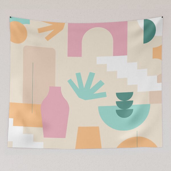 Item preview, Geometric Colourful Psychedelic Ripple Pattern designed and sold by LifeQuotes.