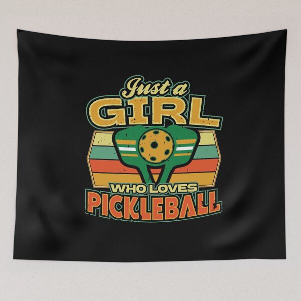 Item preview, Just a Girl Who Loves Pickleball designed and sold by Hananiah Merch.