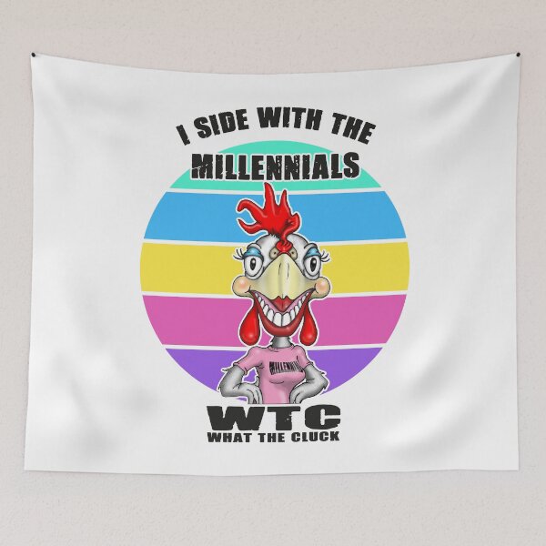 Item preview, Side Parts And Skinny Jeans Funny Millennials And Gen Z designed and sold by Status71.