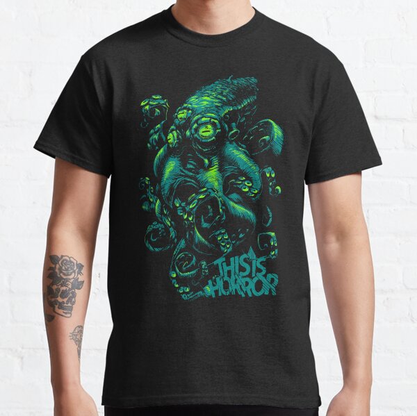 This Is Horror Green on Black OctoTerror Classic T-Shirt