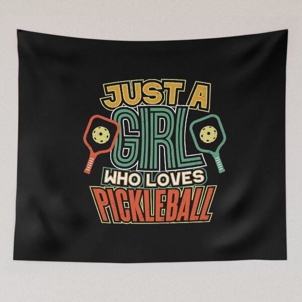 Item preview, Just a Girl who loves Pickleball designed and sold by Hananiah Merch.
