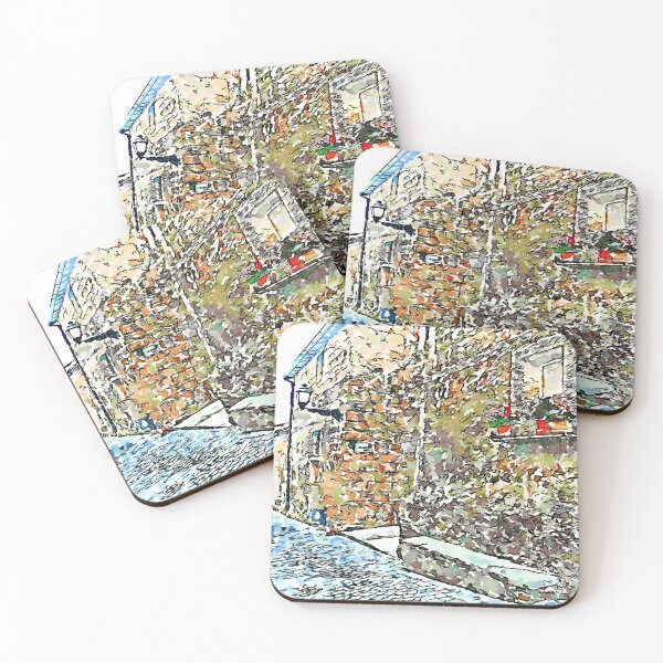 Item preview, Barbarano Romano: glimpse with buildings of the village designed and sold by Giuseppe Cocco.