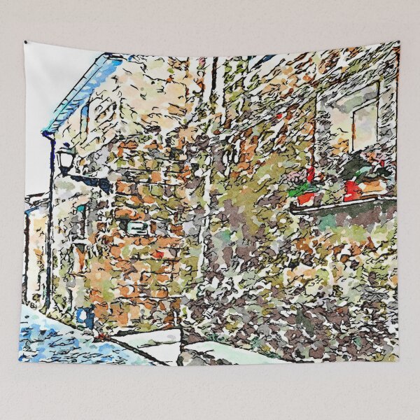 Item preview, Barbarano Romano: glimpse with buildings of the village designed and sold by Giuseppe Cocco.