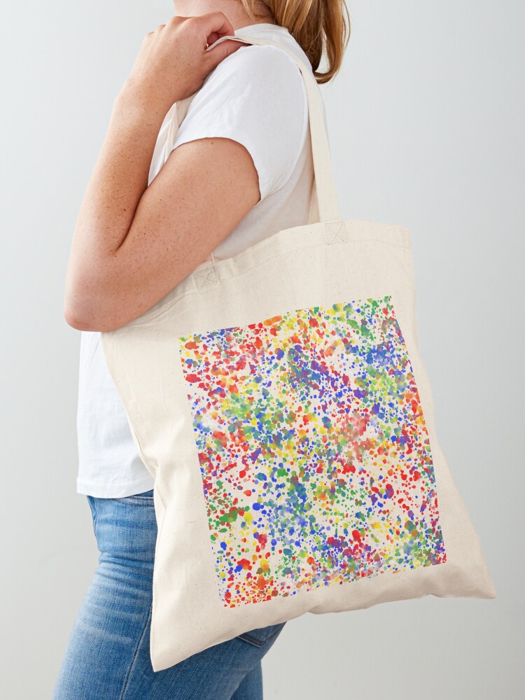 Paint Splatter Top Handle Shoulder Bag- Final Sale