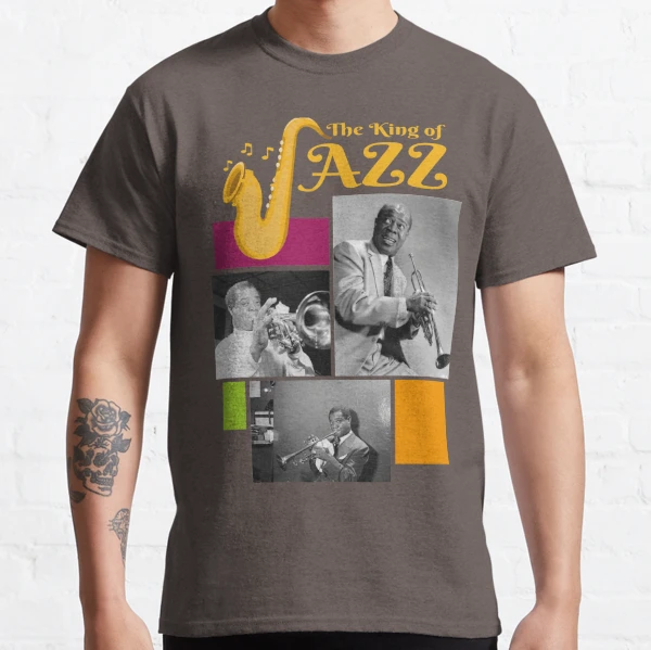 The King of Jazz Louis Armstrong Tshirt, Vintage Louis Armstrong Website  Shirt Gift For Men Women - Family Gift Ideas That Everyone Will Enjoy