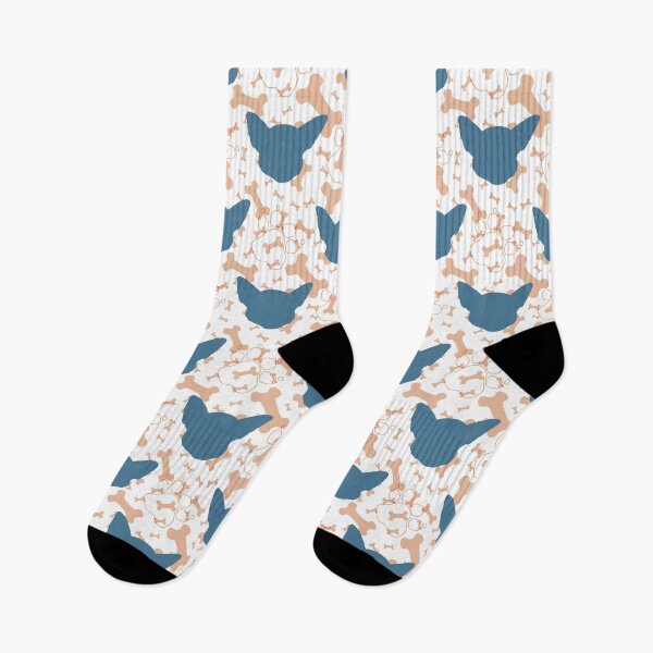 Item preview, Chihuahua patter (blue) designed and sold by CinziArt.