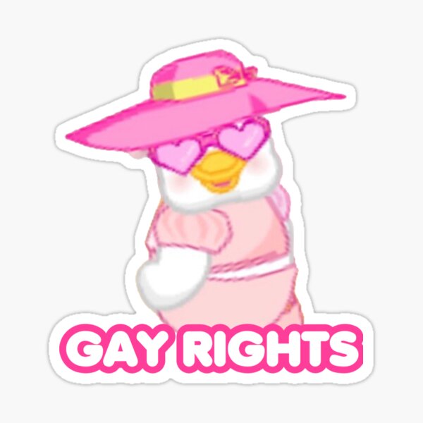 Jenny the Duck - Gay Rights Sticker