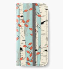 In den Birken iPhone Flip-Case/Hülle/Skin