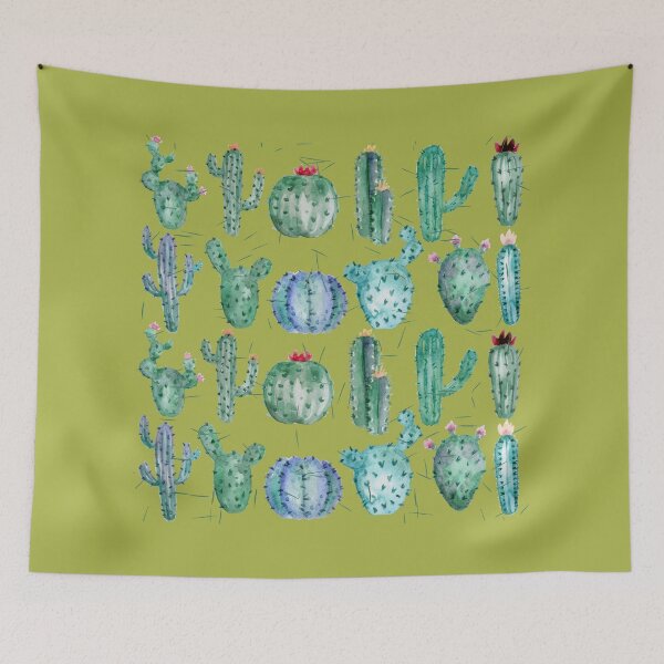 Item preview, Watercolor Cactus Pattern designed and sold by dilhanenise.