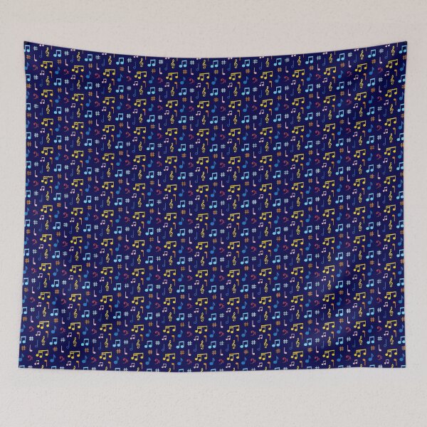 Item preview, Music Notes Patterns designed and sold by SSK Designs.