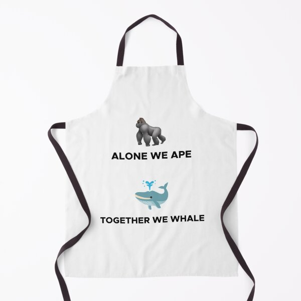 Item preview, Alone We Ape, Together We Whale designed and sold by Stemvid.