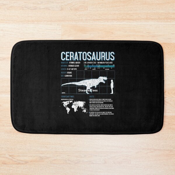 Item preview, Ceratosaurus Dinosaur Fun Facts Science Tshirt designed and sold by DQERTGL.