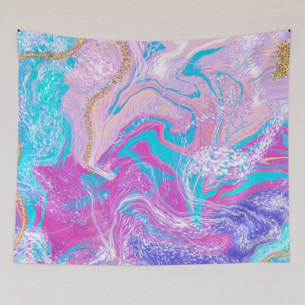 Item preview, Barble, glitter, barbie pink marble, dreamy marble, marbling, purple marble designed and sold by Naty Design Prague.