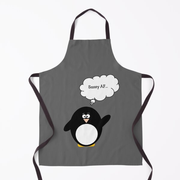 Item preview, Cute Penguin Funny Penguin Sassy AF designed and sold by lisaamakye.