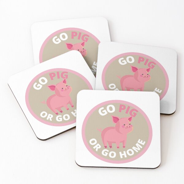 Item preview, Go Pig Or Go Home designed and sold by ToastyBopShop.