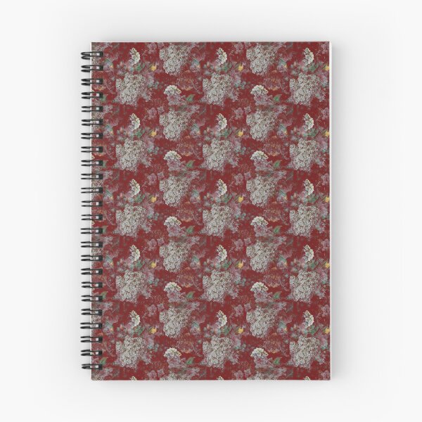 Item preview, wild flowers on red background designed and sold by vidyaroul.