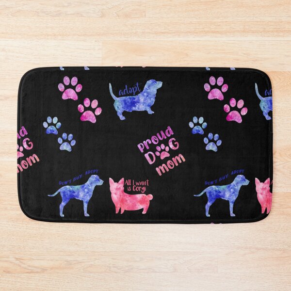 Item preview, Dogs stickers pack watercolor pink and blue watercolour dog pattern Dogs Set designed and sold by WatercolorFun.
