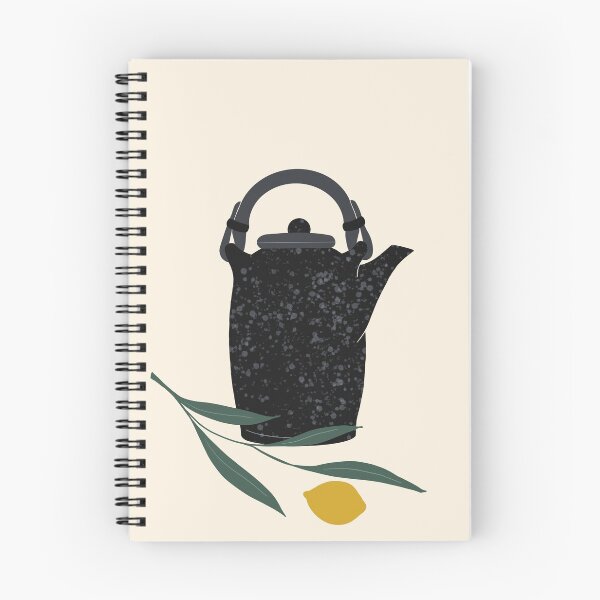 Item preview, Black Teapot with Lemon Branch designed and sold by wlasen.