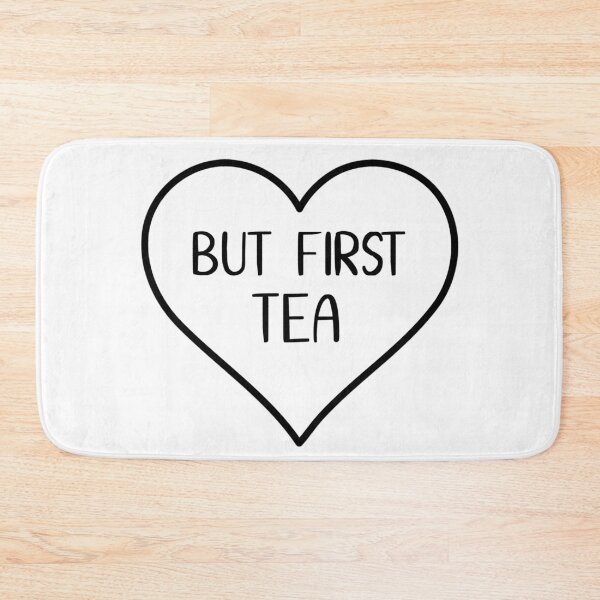 Item preview, But First Tea Heart designed and sold by juliana-crafts.