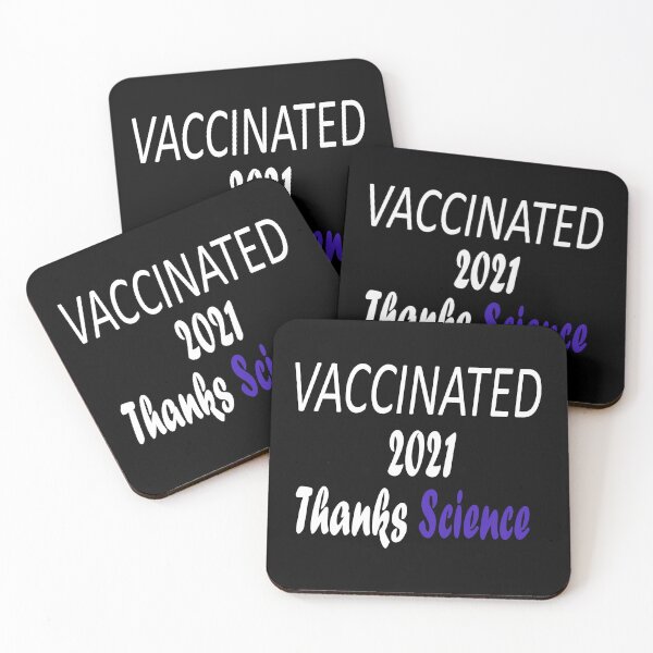 Item preview,  Fuuny science and technology VACCINATED 2021 Thanks Science, gift idea for lovers science designed and sold by Mac Store.