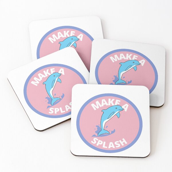 Item preview, Make A Splash Dolphin designed and sold by ToastyBopShop.