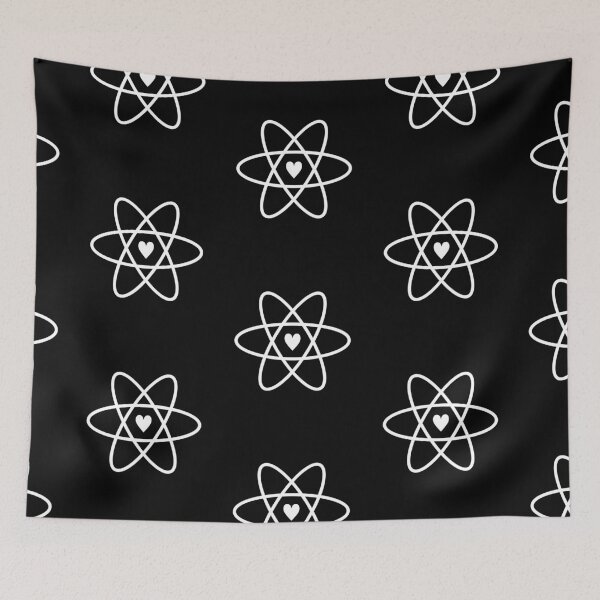 Item preview, Atomic Symbol + Heart designed and sold by Decamegashop.