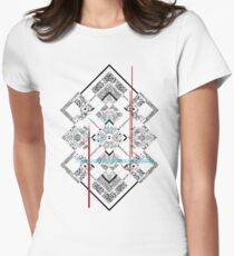 Symmetric Women's Fitted T-Shirt