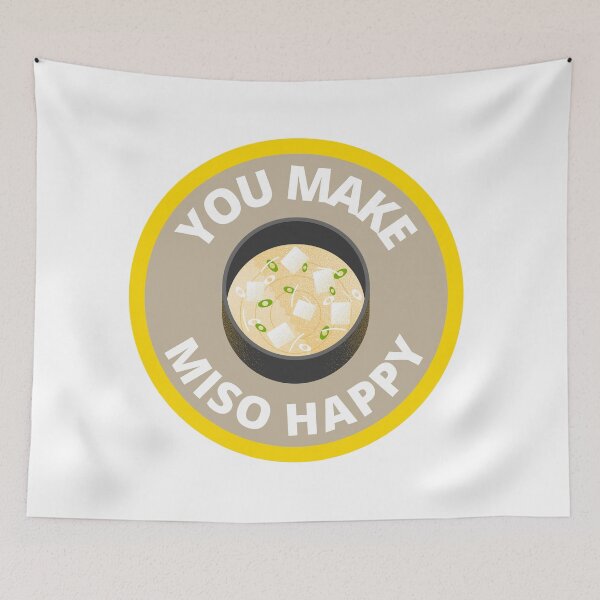 Item preview, You Make Miso Happy designed and sold by ToastyBopShop.