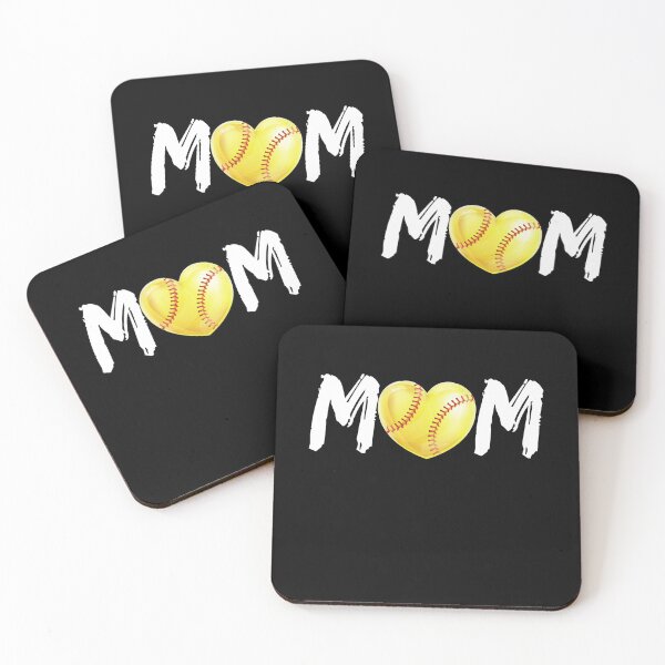 Item preview, Funny Ball Mom Heart Softball Baseball outfit Gift for Mother day designed and sold by YourgiftShop.