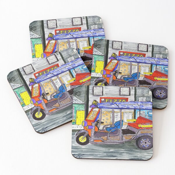 Item preview, Pizza Delivery Tuk Tuk - Water Color designed and sold by BWBConcepts.