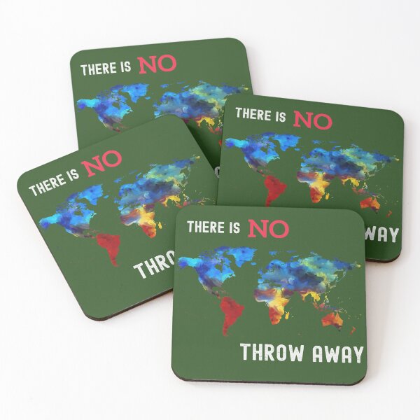 Item preview, There Is No Throw Away - Watercolor World Map designed and sold by Nostraw.