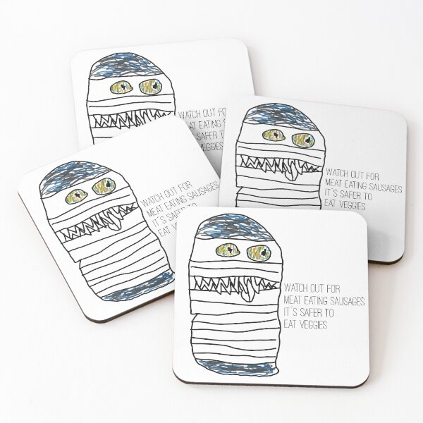 Item preview, Meat eating sausages designed and sold by Imreart.