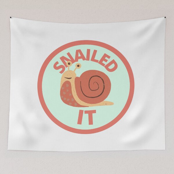 Item preview, Snailed It Snail designed and sold by ToastyBopShop.
