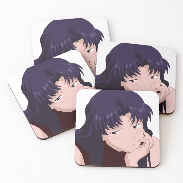 Item preview, Misato Blushed Evangelion designed and sold by Migi-Desu.