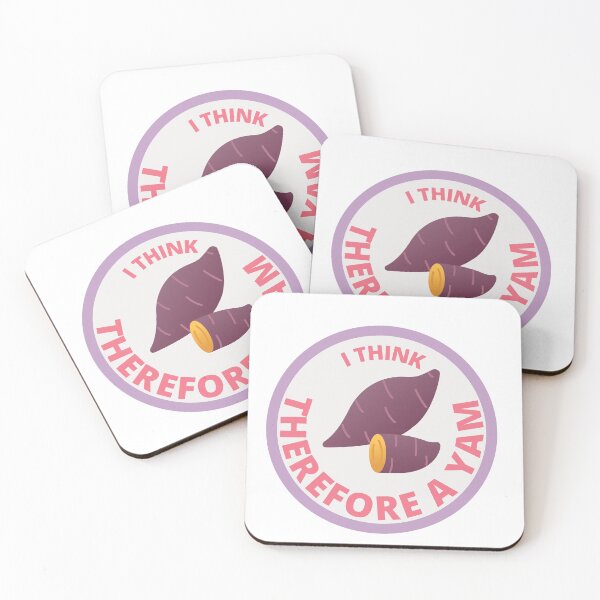 Item preview, I Think Therefore A Yam designed and sold by ToastyBopShop.