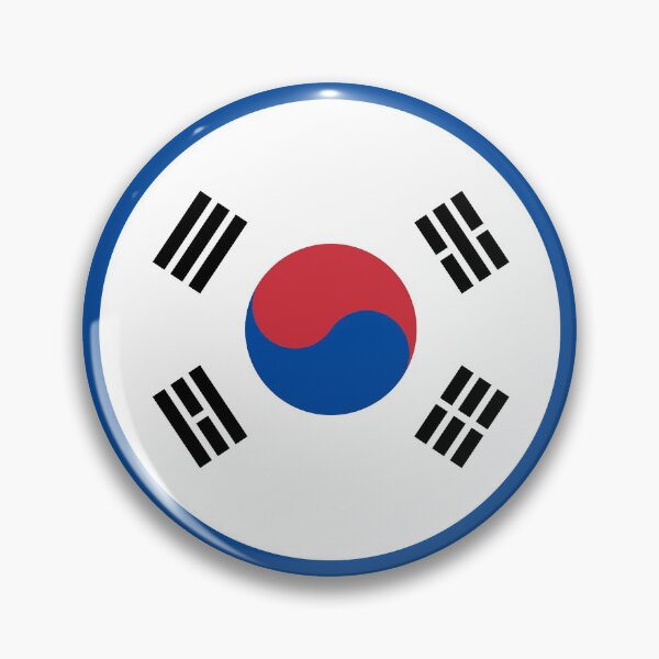 Item preview, South Korea Flag Gifts, Masks, Stickers & Products (GF) designed and sold by mpodger.