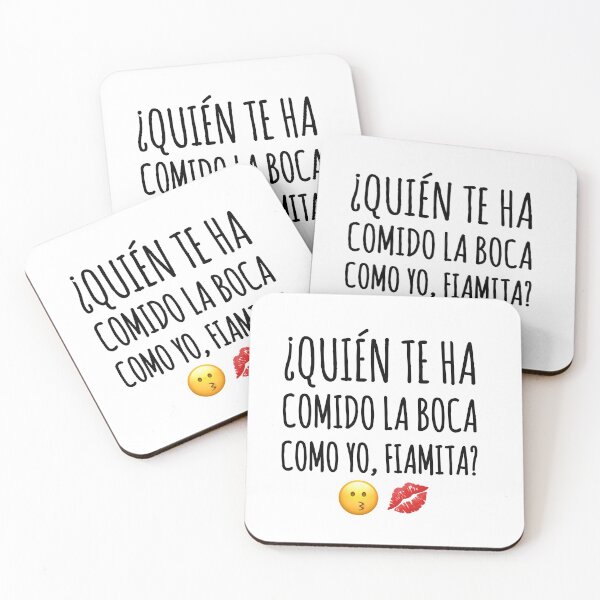 Item preview, "¿Quién te ha comido la boca como yo, Fiamita?". Isla tentación  designed and sold by Tropical Blood.