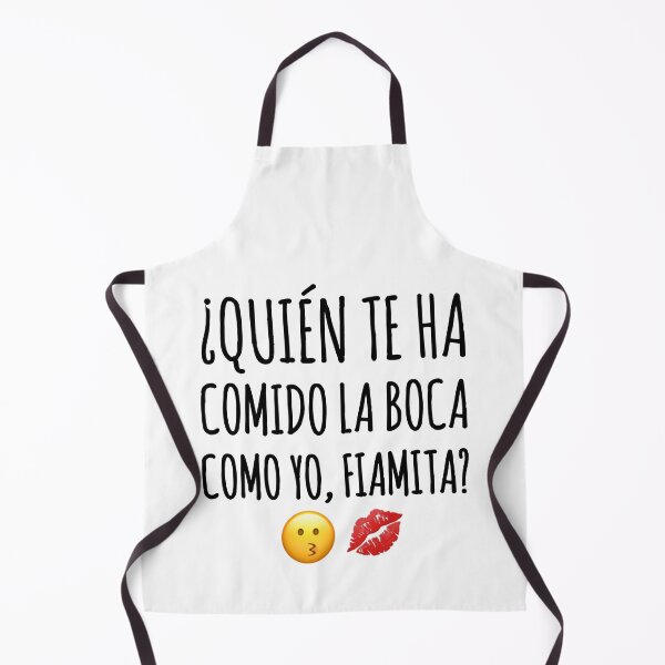 Item preview, "¿Quién te ha comido la boca como yo, Fiamita?". Isla tentación designed and sold by Tropical Blood.