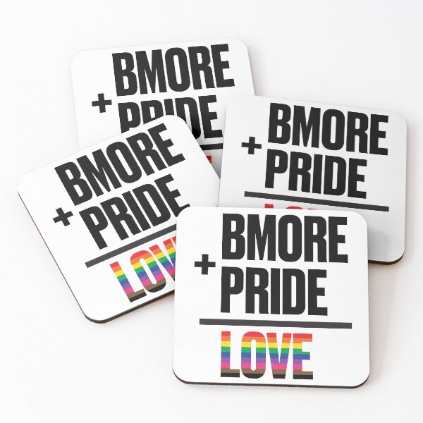 Item preview, BMORE + PRIDE = LOVE designed and sold by LOVE+LOVE Design.