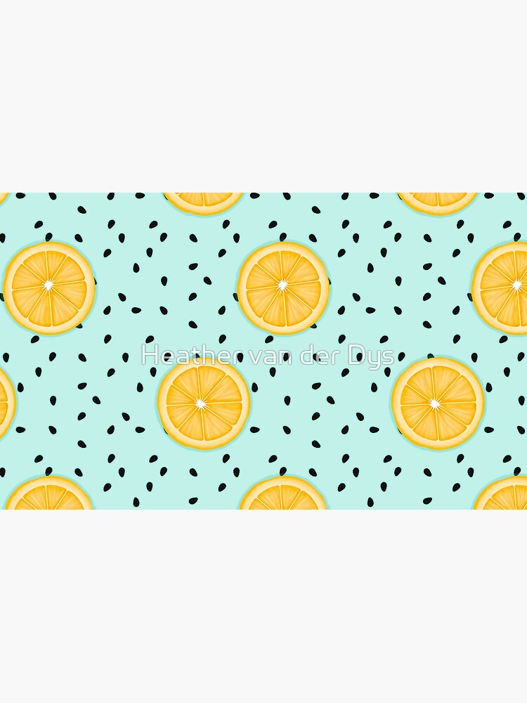 Lemons on Blue by vanderdys