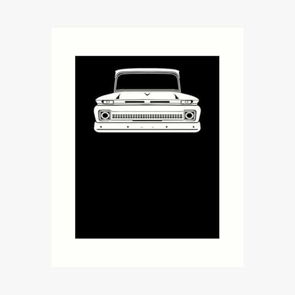 Chevy C10 62-66 Make Trucks Great Again! Gift T Art Print
