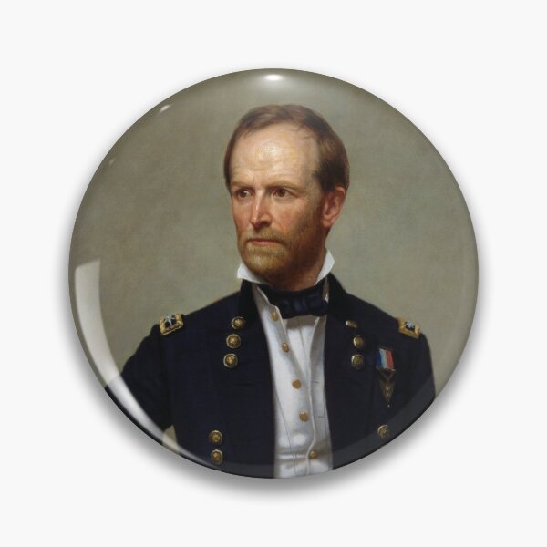 Item preview, General William Tecumseh Sherman Painting designed and sold by warishellstore.